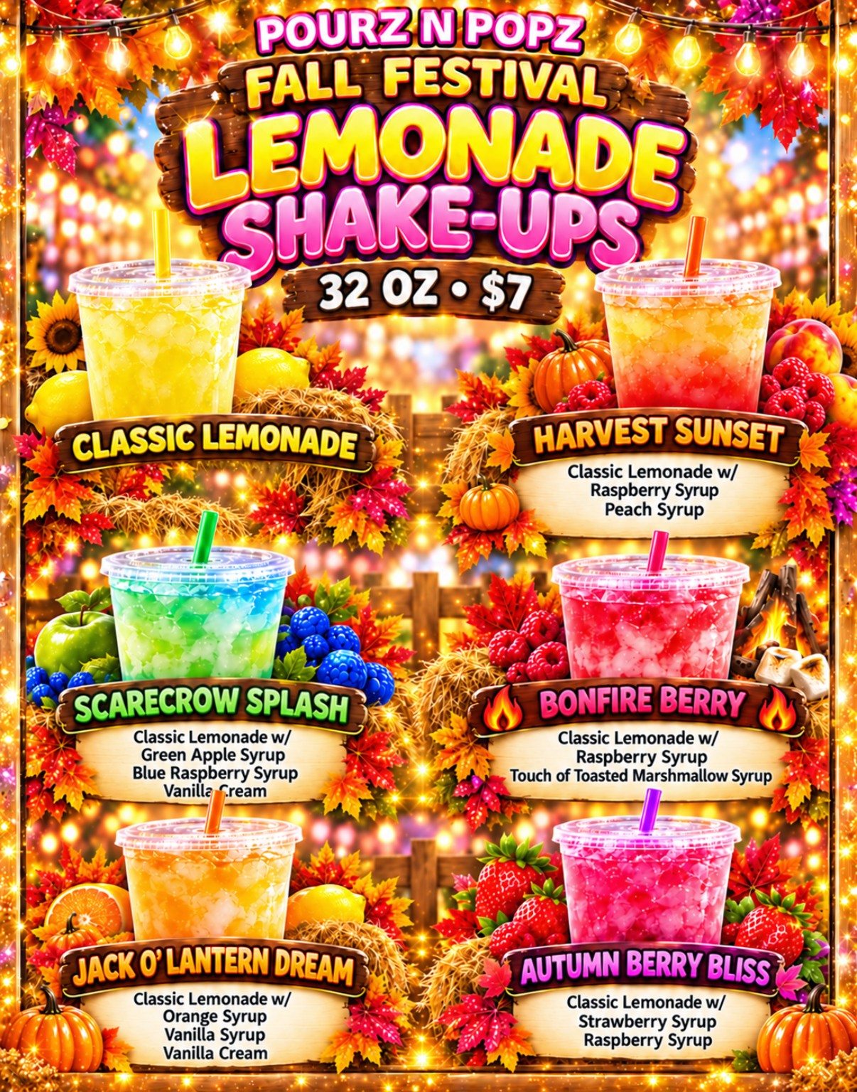Fall Festival Lemonade Shake-Ups