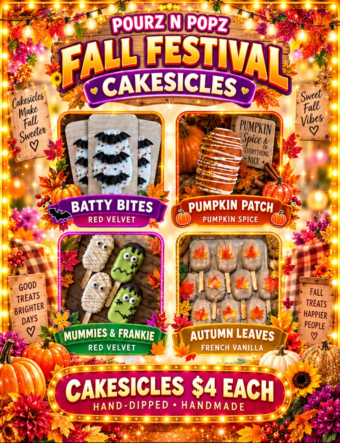 Fall Festival Cakesicles