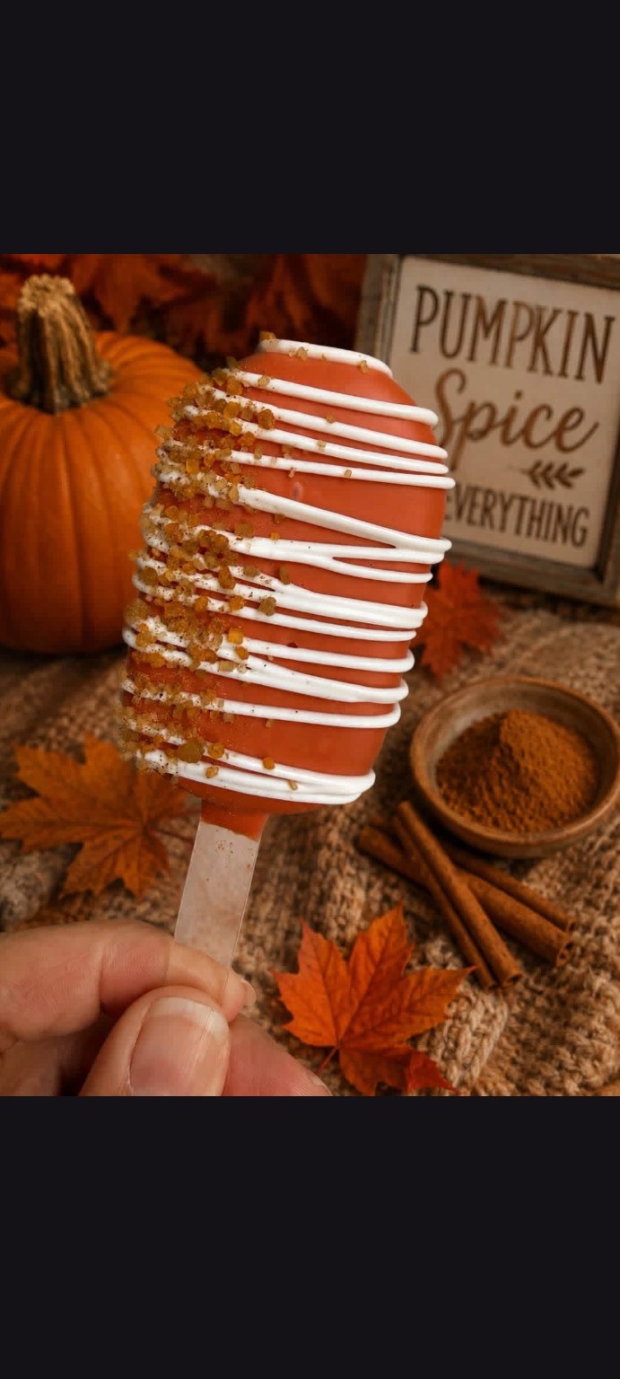Pumpkin Spice Cakesicle
